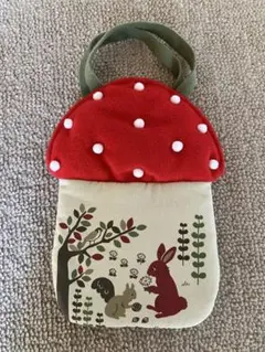フェリシモ メリー　きのこ　うさぎ　バッグ