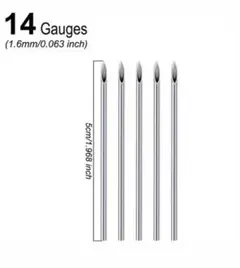 14ゲージ Needles 5本セット