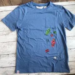 H&M LEGOニンジャゴー Tシャツ 中古　ブルー