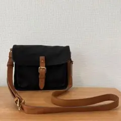 agnes b. アニエスベー　ショルダーバッグ　レア　レザー　バッグ　ブラック