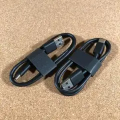 【SALE】glo純正 充電用USB-Cケーブル（約50cm）2個セット
