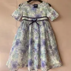 ANNA SUIMINI 新品ワンピースタイダイ花柄【日本製】L