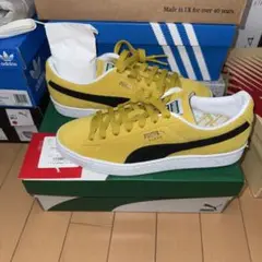 未使用 送料込 PUMA SUEDE CLASSIC XXI イエロー/ブラック