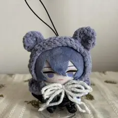 ぬい用 ボンネット帽子 くま耳 ハンドメイド にじぱぺ