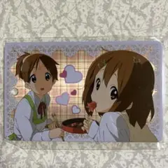 けいおん！　メタリックプレート　唯　憂　けいおん　カード　プレート