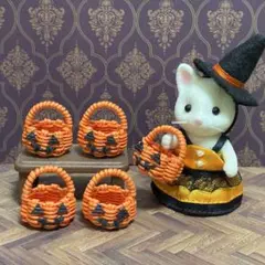 ミニチュアかご　ハロウィン２