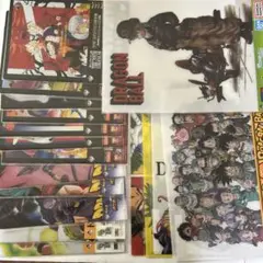 ドラゴンボール　ビジュアルマット　ビジュアルシート　クリアファイル　17点セット