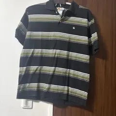 Carhartt ポロシャツ 黒/ストライプ