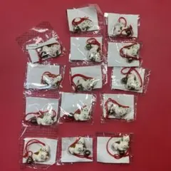 【非売品・希少】しみじみ緑茶　招き猫　根付け14個セット