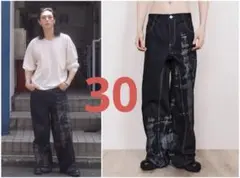 SF10G PRINTED BAGGY DENIM サイズ　30
