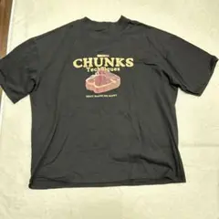 CHUNKS Techniques グラフィックTシャツ 半袖 ブラック