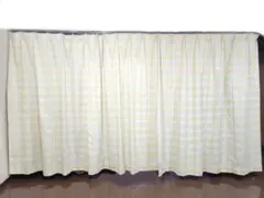 100【値下げ】送料込み　カーテン　間仕切り　200×178cm　2枚セット