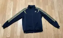 adidas ブラックジャージジャケット