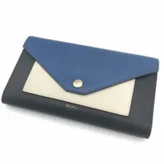 良品★セリーヌ【ポケット トリフォールド】★長財布 三つ折り★