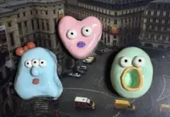紙粘土マグネット　オリジナルキャラクター