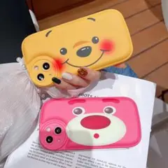 2022 新品iPhone13 ケース 黄色いクマ 2枚目