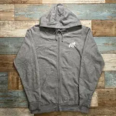 STUSSY ステューシー パーカー フーディ ジップアップ グレー 灰色