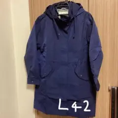 SCAPA L42 フード付きコート　ブルー　新品未使用