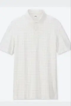UNIQLO エアリズムポロシャツ(ウィンドウペン) 4XL