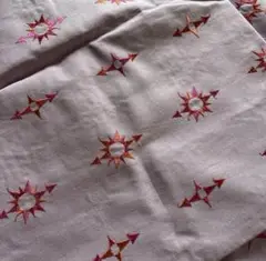 刺繍生地 むらさき ラプンツェル