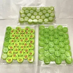 ペットボトルキャップ　蓋　100個　きみどり