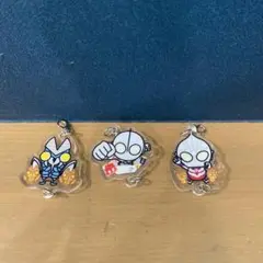 乃がみ　ウルトラマン　アクリルキャラクターキーホルダー3体セット