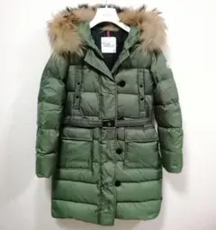 MONCLER ジェノブリエ GENEVRIER ダウンコート ファー ワッペン
