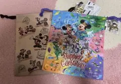 ディズニーリゾート　35周年　巾着2枚セット