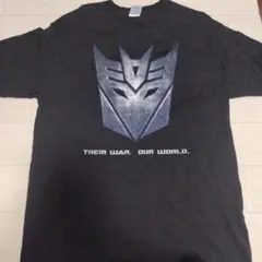Transformers Tシャツ Lサイズ 黒 古着 ムービー2007