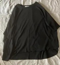 Samanthamosmos Blue 五分袖 オーバーサイズTシャツ
