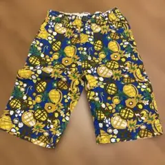 パイナップル柄ハーフパンツ キッズLサイズ