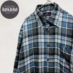 STARCUT CLUBスターカットクラブ　チェック柄　長袖シャツMサイズ