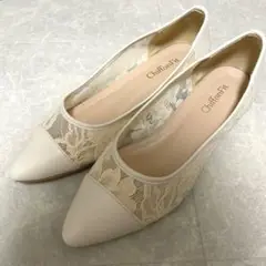 chiffon fitパンプス