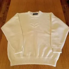 Guernsey Woollens ウールセーター クリーム色