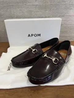 APOM レザー ローファー 36 未使用品★i13
