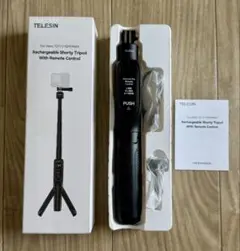 TELESIN 多機能充電自撮り棒 GoProアクセサリー 三脚 5000mAh