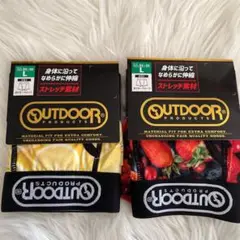 新品OUTDOORフルーツ柄ボクサーパンツ2枚SET