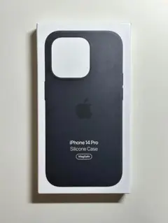 【新品】純正 iPhone 14 Pro シリコンケース・ミッドナイト②