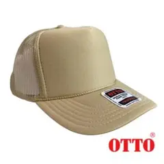 OTTO ベージュ トラッカーキャップ