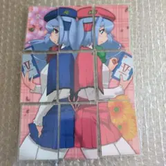 ガンダム　カードビルダー　秘書官パズルカード４種セット