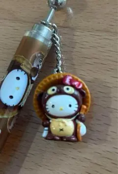 ハローキティ　ご当地　キティちゃんのシャープペンシル 滋賀　信楽焼たぬき