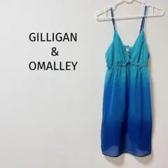 02134 GILLIGAN & OMALLEY キャミワンピース 青 トップス