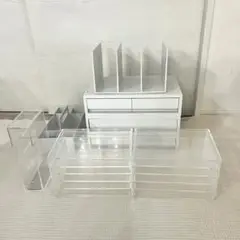 【無印良品】収納ケース8点セット アクリル・PPケース・仕切りスタンドなど