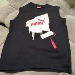 PUMA ノースリーブタンクトップ 130cm 黒