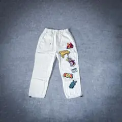 WideDenim【スニーカー映え】【それどこの？】【RIEHATA】white