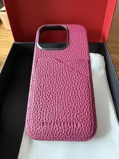ボナベンチュラ iPhone16proケース　アネモネパープル