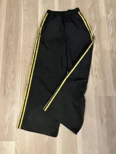adidas マリメッコ ジャカード ワイドレッグ トラックパンツ (ブラック)