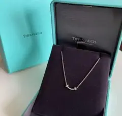[美品] Tiffany & Co.スマイルダイヤモンドネックレス