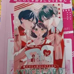 花とゆめ付録　18号　顔だけじゃ好きになりません　イラストカード