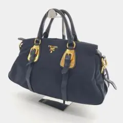 美品 PRADA プラダ バンドバッグ テスート ナイロン 高級イタリア製